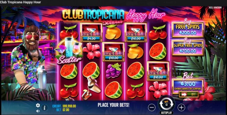 Club Tropicana Happy Hour – Spin into a Tropical Party Paradise